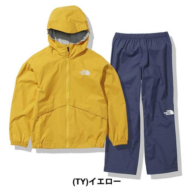 ザ・ノース・フェイス キッズ レインウェア 上下セット THE NORTH FACE NPJ12112 K'S RAINTEX EUREKA  ユリイカ レインスーツ (240218)