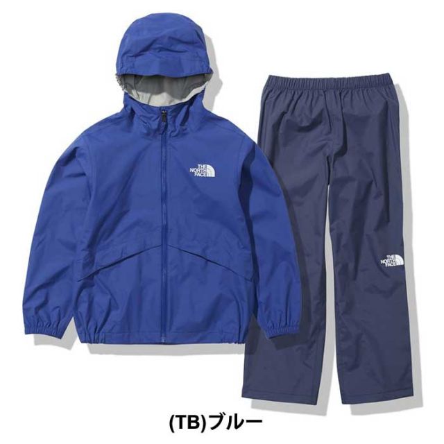 ザ・ノース・フェイス キッズ レインウェア 上下セット THE NORTH FACE NPJ12112 K'S RAINTEX EUREKA  ユリイカ レインスーツ (240218)