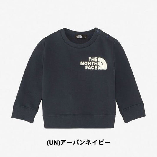 ベビー トレーナー 子供 THE NORTH FACE NTB62262 B FRONTVIEW CREW フロントビュークルー スウェット キッズ ノースフェイス 出産祝い (230910)