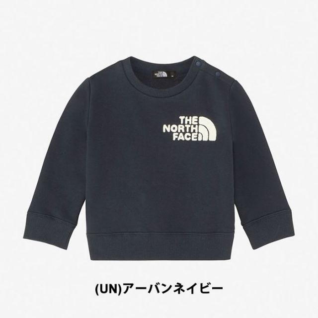 ベビー トレーナー 子供 THE NORTH FACE NTB62262 B FRONTVIEW CREW フロントビュークルー スウェット キッズ   ノースフェイス  出産祝い (230910)