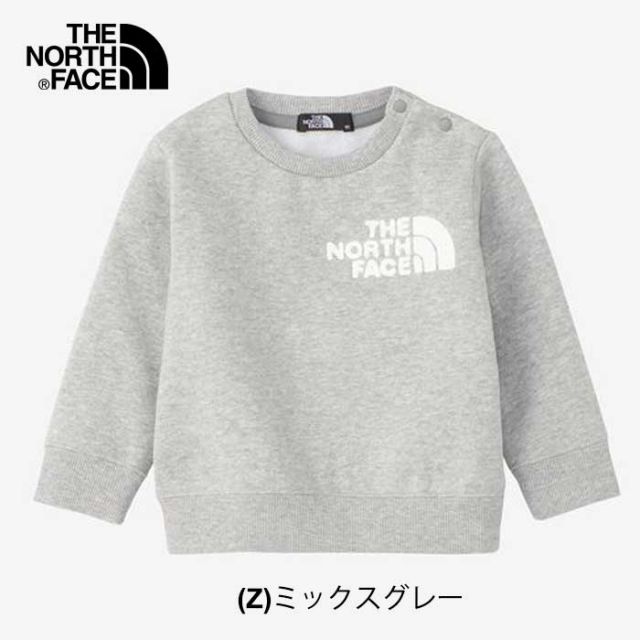 ベビー トレーナー 子供 THE NORTH FACE NTB62262 B FRONTVIEW CREW フロントビュークルー スウェット キッズ   ノースフェイス  出産祝い (230910)
