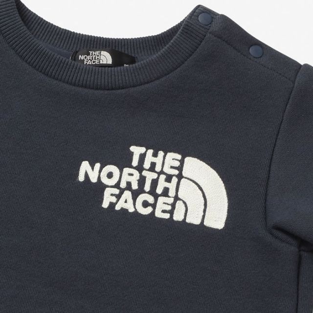ベビー トレーナー 子供 THE NORTH FACE NTB62262 B FRONTVIEW CREW フロントビュークルー スウェット キッズ   ノースフェイス  出産祝い (230910)