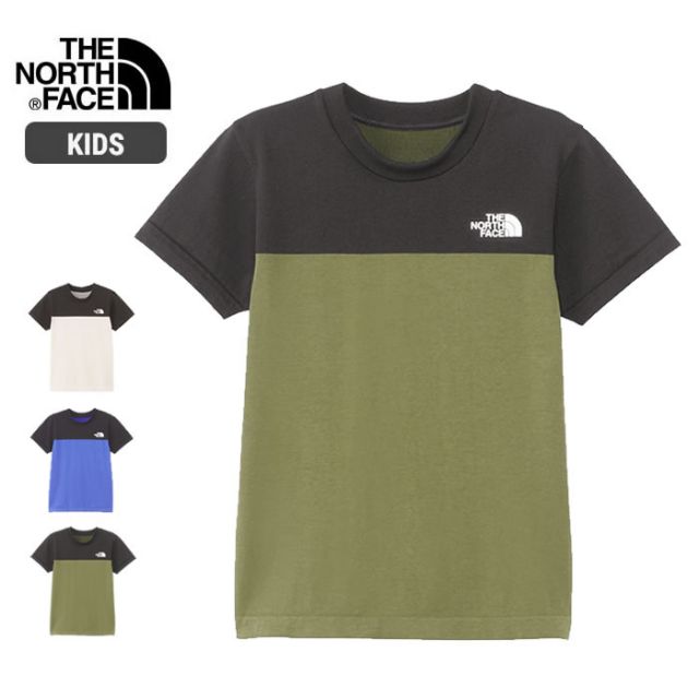 ザ・ノース・フェイス ショートスリーブ エンジニアードクルー キッズ tシャツ 半袖  ジュニア 男の子 女の子 UVケア THE NORTH FACE NTJ12316 S/S ENGINEERD CREW TEE 130cm / 140cm / 150cm メール便  ノースフェイス (240310) 子供