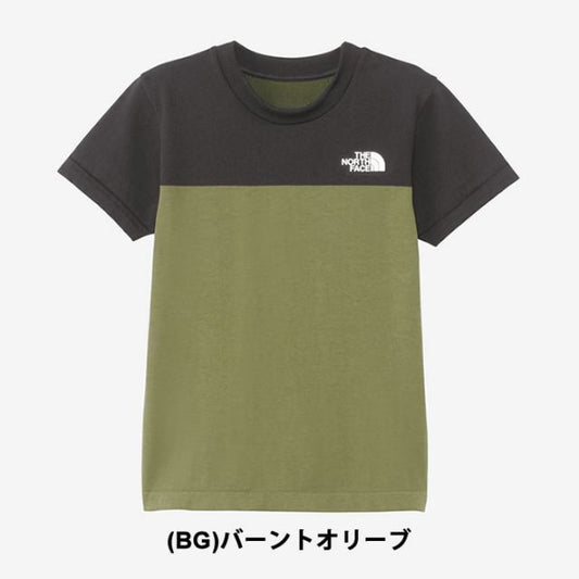 ザ・ノース・フェイス ショートスリーブ エンジニアードクルー キッズ tシャツ 半袖  ジュニア 男の子 女の子 UVケア THE NORTH FACE NTJ12316 S/S ENGINEERD CREW TEE 130cm / 140cm / 150cm メール便  ノースフェイス (240310) 子供