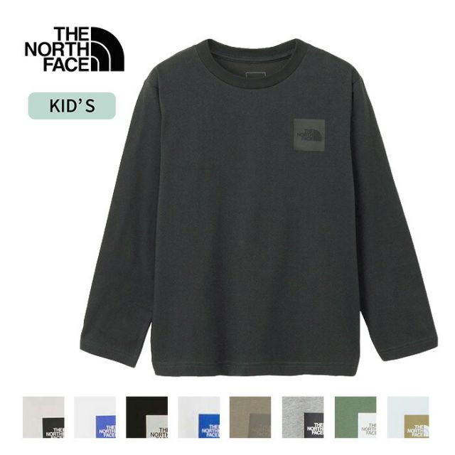 THE NORTH FACE NTJ32357 L/S S-SQU LOGO T