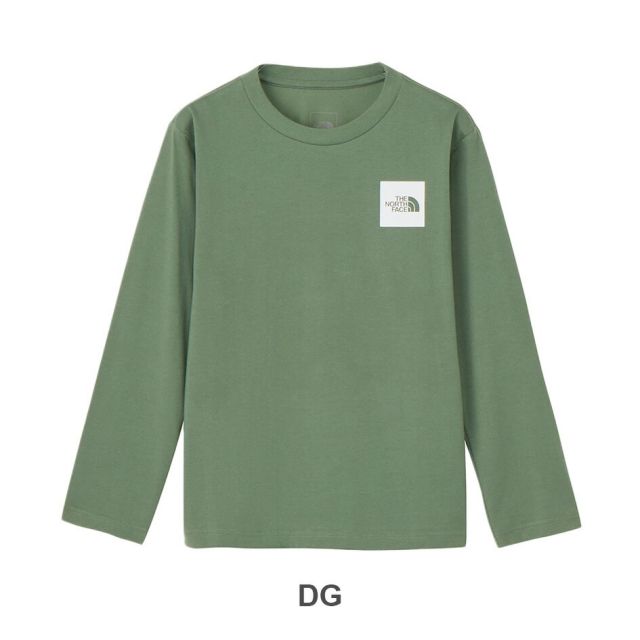 THE NORTH FACE NTJ32357 L/S S-SQU LOGO T