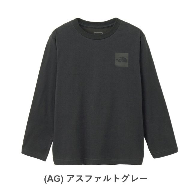 THE NORTH FACE NTJ32357 L/S S-SQU LOGO T