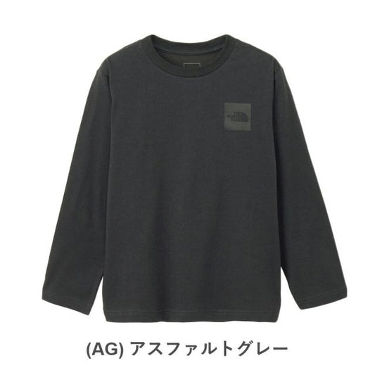THE NORTH FACE NTJ32357 L/S S-SQU LOGO T