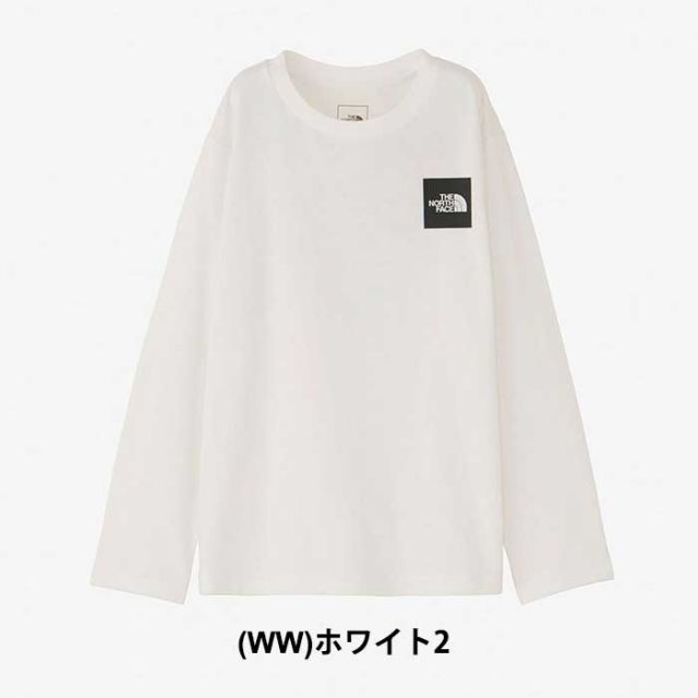 THE NORTH FACE NTJ32357 L/S S-SQU LOGO T