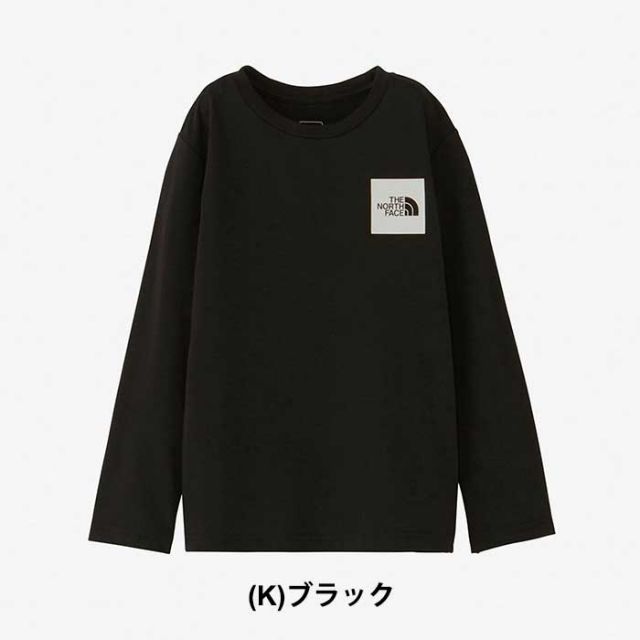 THE NORTH FACE NTJ32357 L/S S-SQU LOGO T