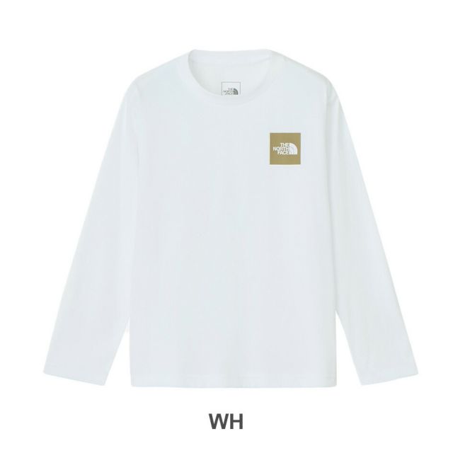 THE NORTH FACE NTJ32357 L/S S-SQU LOGO T