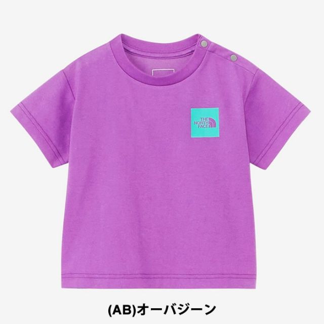 ザ・ノース・フェイス ベビー Tシャツ THE NORTH FACE NTB32358 B S/S S-SQU LOGO T ショートスリーブスモールスクエアロゴティー 赤ちゃん キッズ  メール便 (240321)