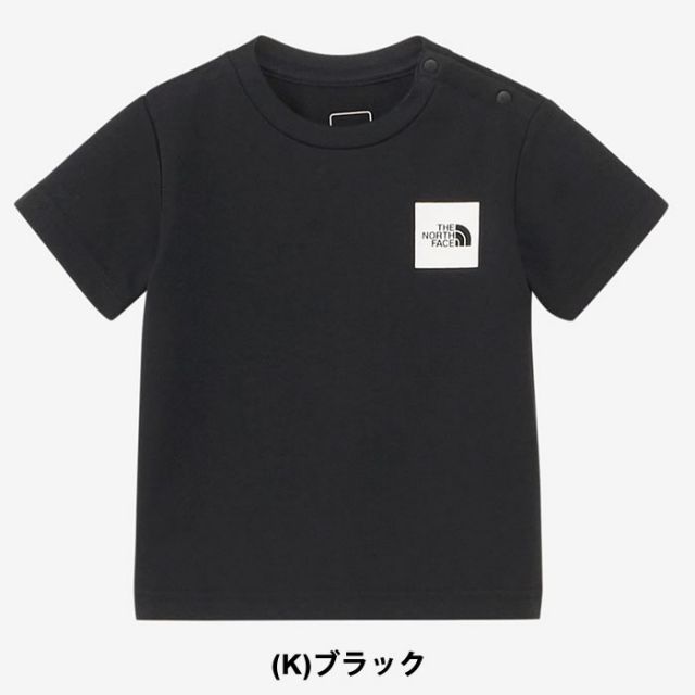 ザ・ノース・フェイス ベビー Tシャツ THE NORTH FACE NTB32358 B S/S S-SQU LOGO T ショートスリーブスモールスクエアロゴティー 赤ちゃん キッズ  メール便 (240321)