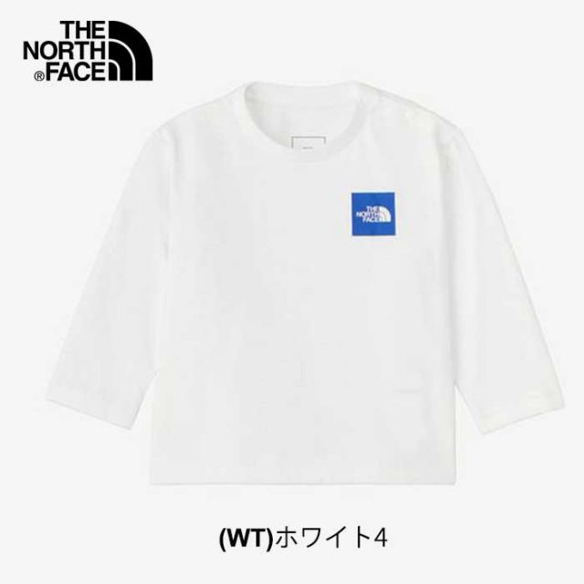 ザ・ノース・フェイス ベビー 長袖tシャツ THE NORTH FACE NTB32357 B L/S  ロングスリーブスモールスクエアロゴティー ロンt キッズ メール便  ノースフェイス  出産祝い (240209) 子供