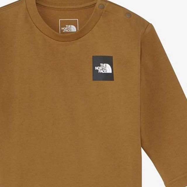 ザ・ノース・フェイス ベビー 長袖tシャツ THE NORTH FACE NTB32357 B L/S  ロングスリーブスモールスクエアロゴティー ロンt キッズ メール便  ノースフェイス  出産祝い (240209) 子供