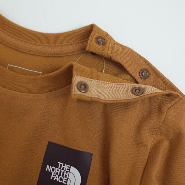 ザ・ノース・フェイス ベビー 長袖tシャツ THE NORTH FACE NTB32357 B L/S  ロングスリーブスモールスクエアロゴティー ロンt キッズ メール便  ノースフェイス  出産祝い (240209) 子供
