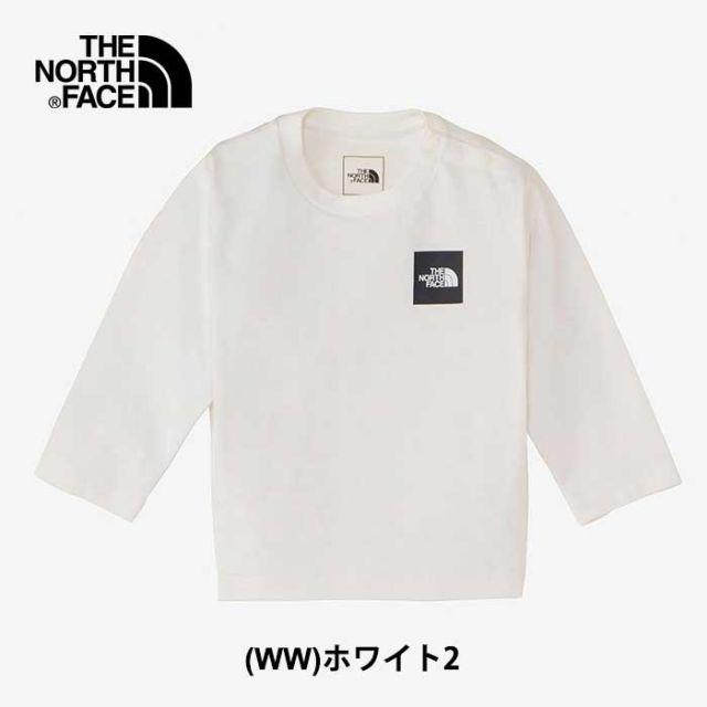 ザ・ノース・フェイス ベビー 長袖tシャツ THE NORTH FACE NTB32357 B L/S  ロングスリーブスモールスクエアロゴティー ロンt キッズ メール便  ノースフェイス  出産祝い (240209) 子供