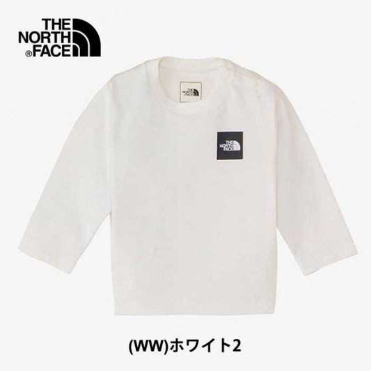 ザ・ノース・フェイス ベビー 長袖tシャツ THE NORTH FACE NTB32357 B L/S  ロングスリーブスモールスクエアロゴティー ロンt キッズ メール便  ノースフェイス  出産祝い (240209) 子供