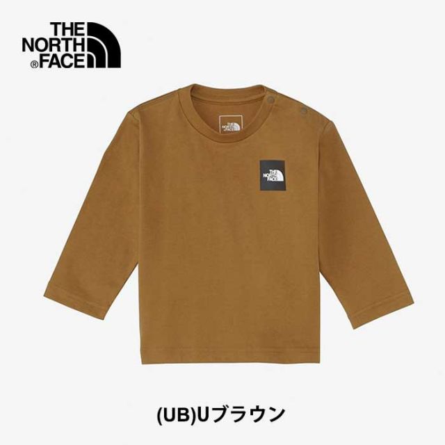ザ・ノース・フェイス ベビー 長袖tシャツ THE NORTH FACE NTB32357 B L/S  ロングスリーブスモールスクエアロゴティー ロンt キッズ メール便  ノースフェイス  出産祝い (240209) 子供