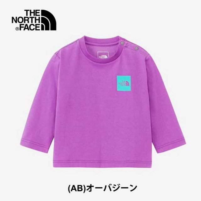 ザ・ノース・フェイス ベビー 長袖tシャツ THE NORTH FACE NTB32357 B L/S  ロングスリーブスモールスクエアロゴティー ロンt キッズ メール便  ノースフェイス  出産祝い (240209) 子供