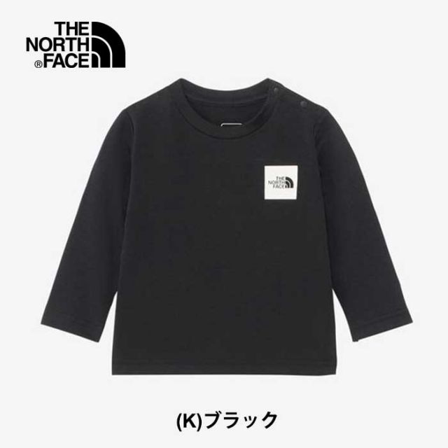 ザ・ノース・フェイス ベビー 長袖tシャツ THE NORTH FACE NTB32357 B L/S  ロングスリーブスモールスクエアロゴティー ロンt キッズ メール便  ノースフェイス  出産祝い (240209) 子供