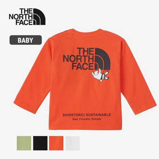 ザ・ノース・フェイス ベビー 長袖 tシャツ THE NORTH FACE [ NTB82332ST ] ロングスリーブシレトコトコティー ロンt キッズ [メール便][230812] 子供ノースフェイス