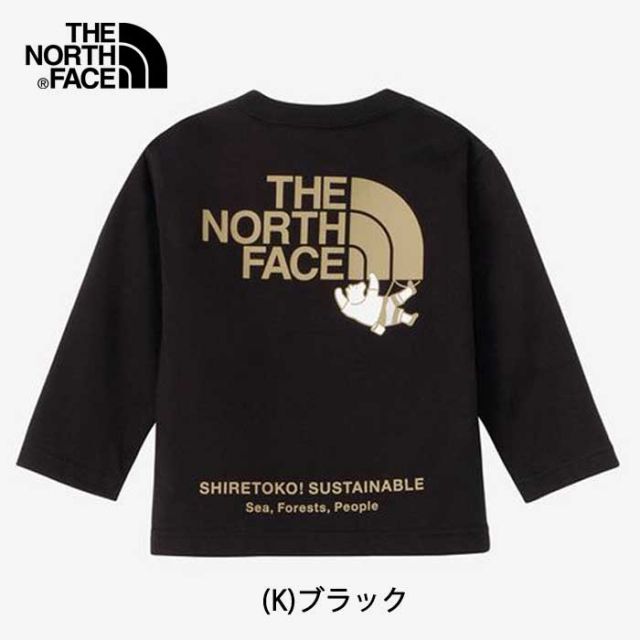 ザ・ノース・フェイス ベビー 長袖 tシャツ THE NORTH FACE [ NTB82332ST ] ロングスリーブシレトコトコティー ロンt キッズ [メール便][230812] 子供ノースフェイス