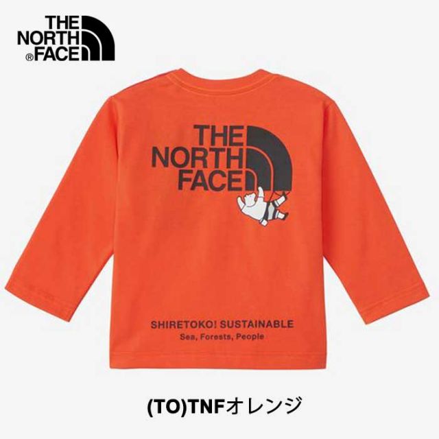 ザ・ノース・フェイス ベビー 長袖 tシャツ THE NORTH FACE [ NTB82332ST ] ロングスリーブシレトコトコティー ロンt キッズ [メール便][230812] 子供ノースフェイス