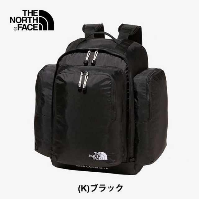 ザ・ノース・フェイス キッズ リュック THE NORTH FACE NMJ72350 K SNY CAMPER 40+6 バックパック 子供 キャンプ  40L サニーキャンパー 林間学校 サマーキャンプ 大容量 デイパック セット 通学  ノースフェイス (240328)