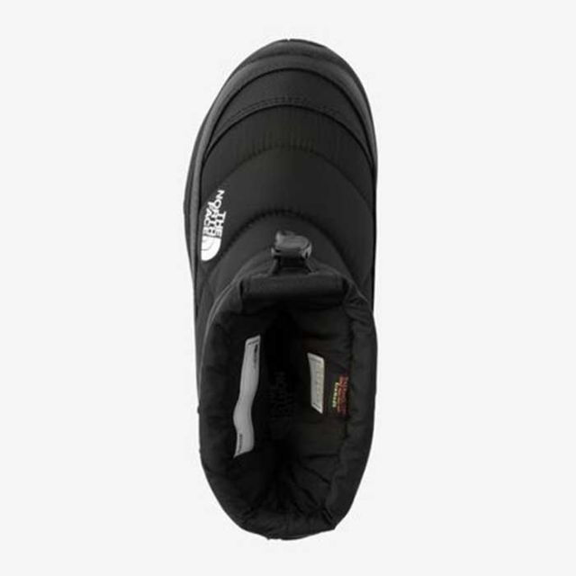 ザ・ノース・フェイス THE NORTH FACE ヌプシ ブーティ ウォータープルーフ キッズ 秋冬 防水 保温 ウィンターブーツ NFJ52287 キャバングレー×ブラック 17?22cm 19cm / 20cm / 21cm / 22cm (231003)