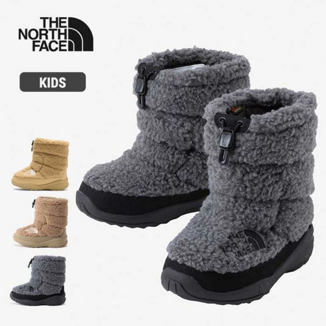 ザ・ノース・フェイス スノーブーツ ジュニア ヌプシ ブーティ THE NORTH FACE VII フリース K Nuptse Bootie VII Fleece NFJ52373 子供用 ウィンターブーツ 防寒 撥水 保温 軽量 冬靴 通園 通学 アウトドア スノーブーツ  [231003]