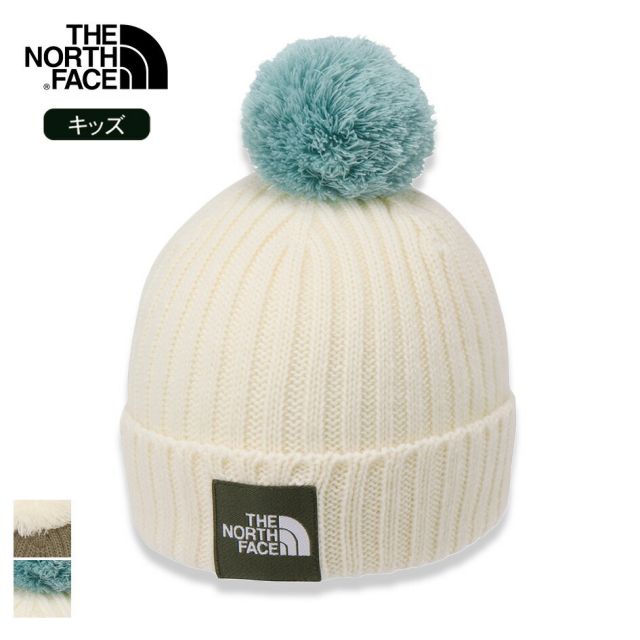 ノースフェイス THE NORTH FACE キッズ ポン ポン カプッチョ KIDS POM POM CAPPUCHO NNJ42307 キッズ ニットキャップ ビーニー 抗菌防臭 保温 セラミック繊維使用 ロゴワッペン ファミリーリンクコーデ対応 日本製 [メール便] [230927]