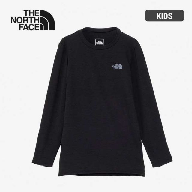 ザ・ノース・フェイス キッズ アンダーウエア カットソーTHE NORTH FACE NUJ62340 L/S WARM CREW ロングスリーブウォームクルー インナー 光電子 メール便  ノースフェイス (230927) 子供