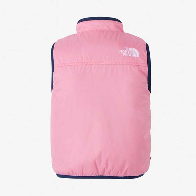 ザ・ノース・フェイス ベビー リバーシブル 毛足の長い モコモコ フリース ベスト ジャケット キッズ 子供 THE NORTH FACE B Reversible Cozy Vest Jacket ベビー リバーシブル コージー ベスト ジャケット NYB82345 ピンク [230927]