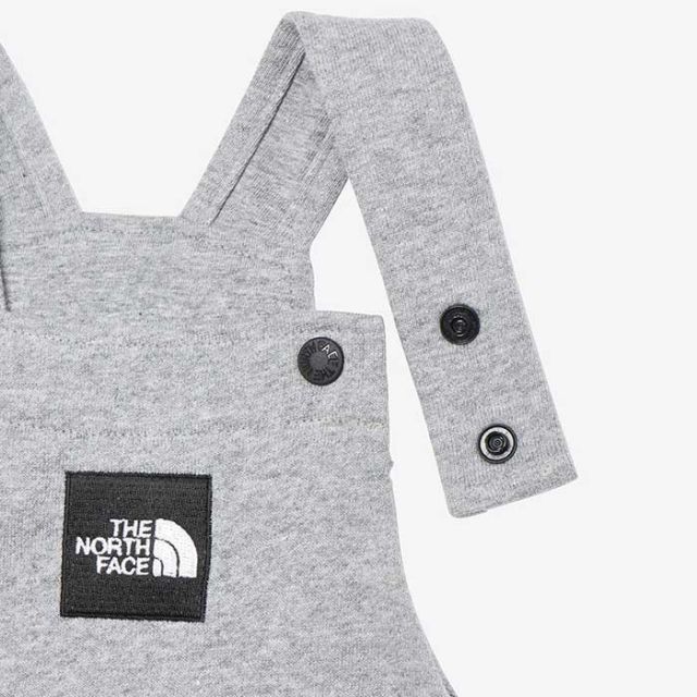 ザ・ノース・フェイス ベビー スウェットロゴオーバーオール THE NORTH FACE NBB32401 B SWEAT OVERALL キッズ オーガニックコットン 赤ちゃん   ノースフェイス  出産祝い (240125) 子供