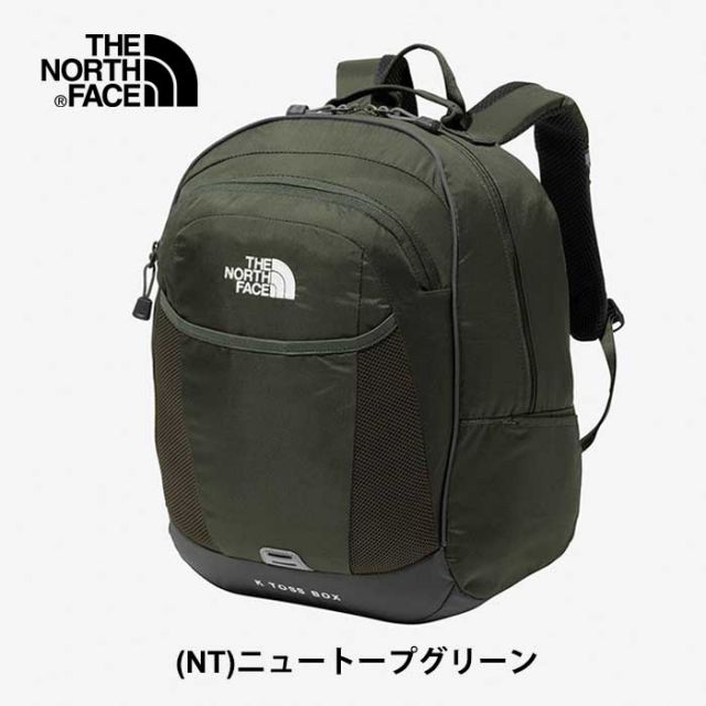ザ・ノース・フェイス キッズ  リュック THE NORTH FACE NMJ72351 K TOSS BOX トスボックス 22L バックパック リュック 22L 中型 ジュニア 通学 林間学校 キャンプ アウトドア 自立構造 背負いやすい 軽量 リフレクター付き (240218)