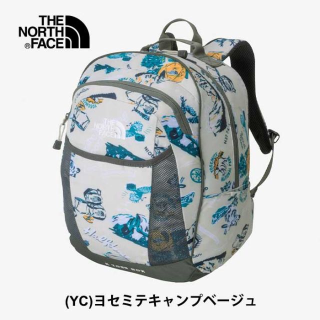ザ・ノース・フェイス キッズ  リュック THE NORTH FACE NMJ72351 K TOSS BOX トスボックス 22L バックパック リュック 22L 中型 ジュニア 通学 林間学校 キャンプ アウトドア 自立構造 背負いやすい 軽量 リフレクター付き (240218)