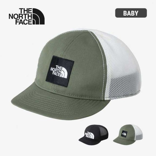 ザ・ノース・フェイス ベビー メッシュキャップ THE NORTH FACE NNB02401 B MESSAGE MESH CAP キッズ 帽子 (240310) 子供ノースフェイス