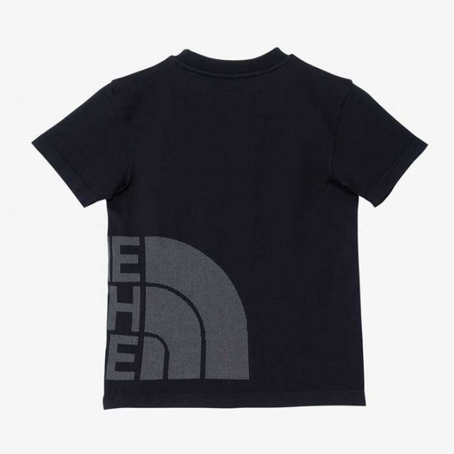 ザ・ノース・フェイス tシャツ キッズ 半袖 男の子 女の子 UVカット THE NORTH FACE NTJ32471 S/S ショートスリーブエンジニアードビッグロゴクルー 部活 スポーツ 運動 ブラック ブルー 130cm / 140cm / 150cm 春夏 メール便 (240310)
