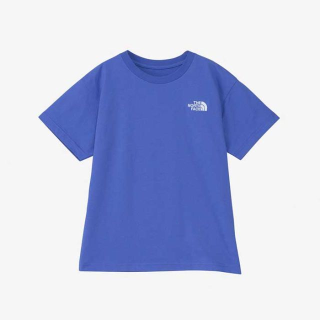 ザ・ノース・フェイス  tシャツ 半袖 キッズ 男の子 女の子 THE NORTH FACE NTJ32435 SS ショートスリーブネバーストップアイエヌジーティー UVカット ブラック グレー ブルー オーガニックコットン 100cm-150cm メール便 (240404)