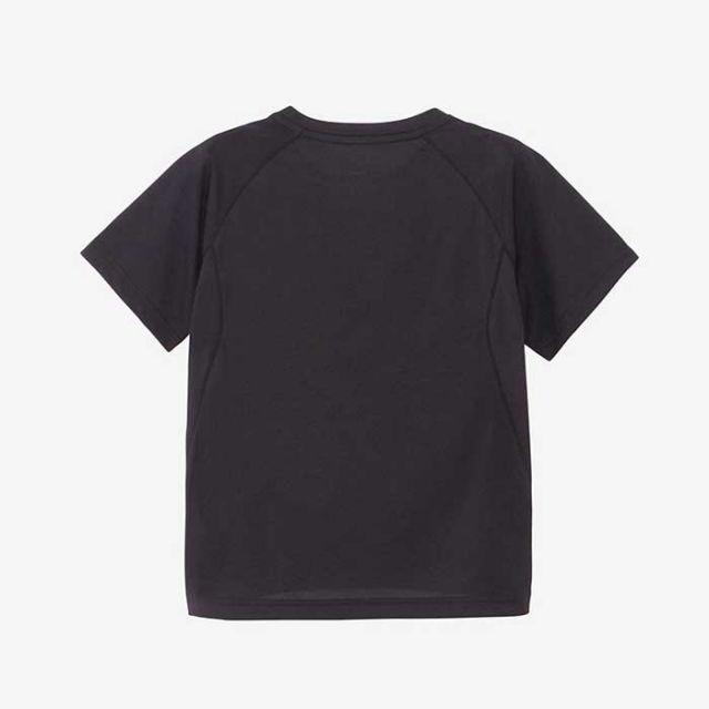ザ・ノース・フェイス tシャツ キッズ 半袖 女の子 男の子 THE NORTH FACE NTJ12312 S/S TRAIL RUN T UVカット 速乾 ブラック イエロー ランニング ドライ スポーツ 運動 130cm / 140cm / 150cm メール便 (240414)