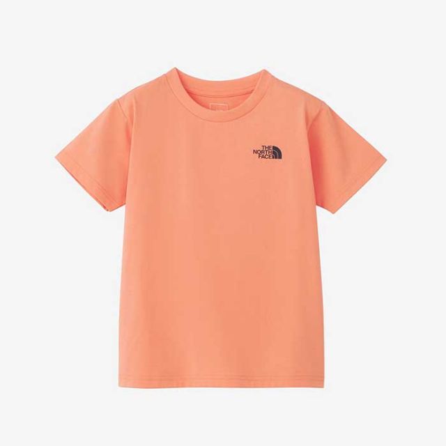 ザ・ノース・フェイス tシャツ キッズ 半袖 男の子 女の子 UVカット THE NORTH FACE NTJ12314 S/S EX SOURCE T ブラック ホワイト ポリエステル 春夏 120cm - 150cm メール便 (240421)