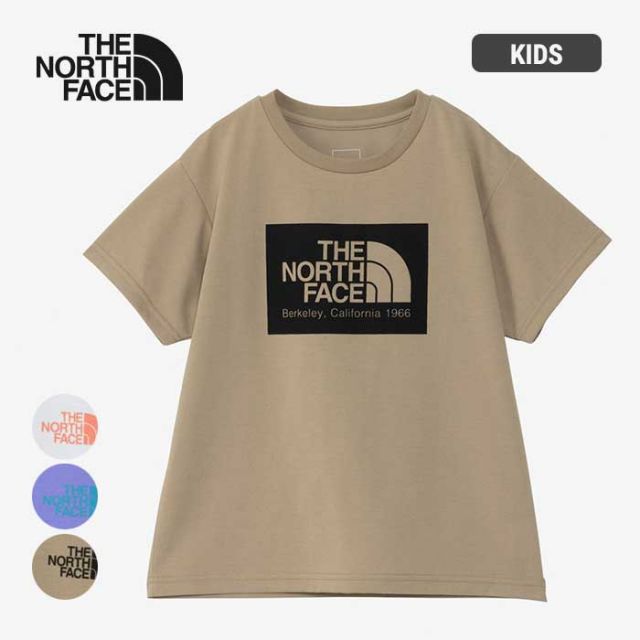 ザ・ノース・フェイス tシャツ 虫よけ加工 キッズ 半袖 女の子 男の子 THE NORTH FACE NTJ32441 S/S ショートスリーブTNFバグフリーグラフィックティー ポリエステル ホワイト ブラウン バイオレット 120cm / 130cm / 140cm / 150cm メール便 (240404)