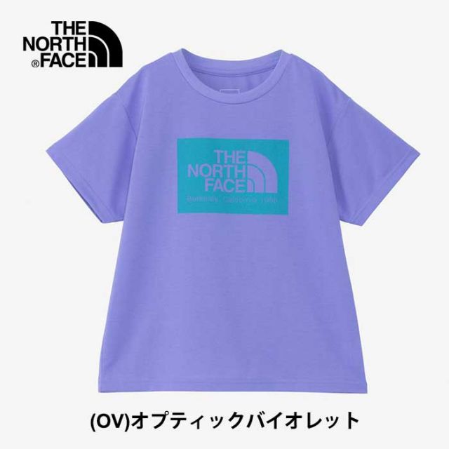 ザ・ノース・フェイス tシャツ 虫よけ加工 キッズ 半袖 女の子 男の子 THE NORTH FACE NTJ32441 S/S ショートスリーブTNFバグフリーグラフィックティー ポリエステル ホワイト ブラウン バイオレット 120cm / 130cm / 140cm / 150cm メール便 (240404)