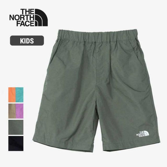 ザ・ノース・フェイス キッズ ショートパンツ THE NORTH FACE NBJ42430 クラスファイブショート CLASS V SHORT 水陸両用 UVカット 撥水 海 川 水遊び 100cm - 150cm ブラック グリーン 春夏 メール便 (240421)