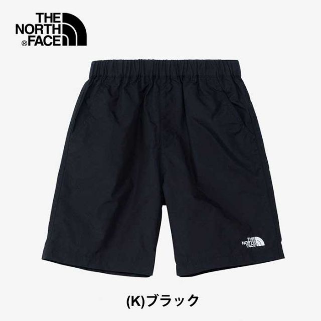 ザ・ノース・フェイス キッズ ショートパンツ THE NORTH FACE NBJ42430 クラスファイブショート CLASS V SHORT 水陸両用 UVカット 撥水 海 川 水遊び 100cm - 150cm ブラック グリーン 春夏 メール便 (240421)