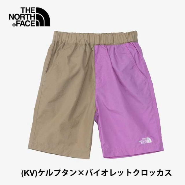 ザ・ノース・フェイス キッズ ショートパンツ THE NORTH FACE NBJ42430 クラスファイブショート CLASS V SHORT 水陸両用 UVカット 撥水 海 川 水遊び 100cm - 150cm ブラック グリーン 春夏 メール便 (240421)