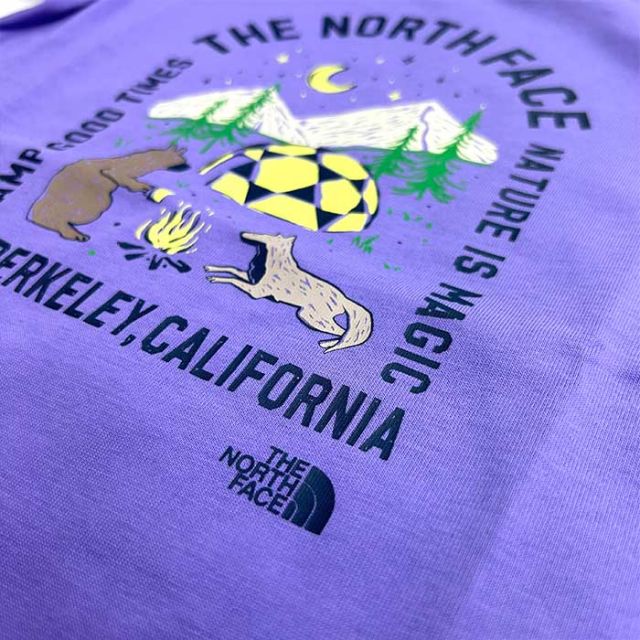 ザ・ノース・フェイス tシャツ ベビー 半袖 the north face NTB32472 B S/S LUMINOUS T ショートスリーブルミナスキャンプグラフィックティー メール便  ノースフェイス  出産祝い (240509) 子供