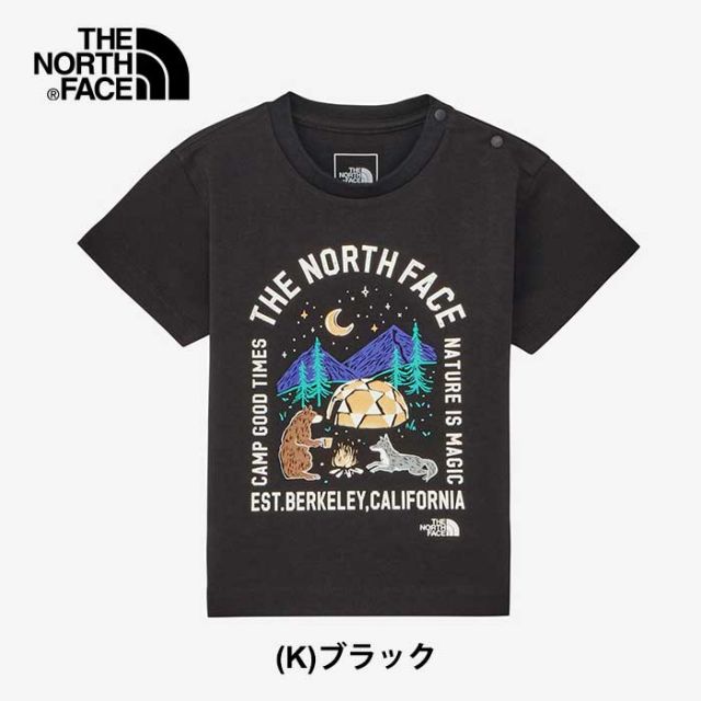 ザ・ノース・フェイス tシャツ ベビー 半袖 the north face NTB32472 B S/S LUMINOUS T ショートスリーブルミナスキャンプグラフィックティー メール便  ノースフェイス  出産祝い (240509) 子供