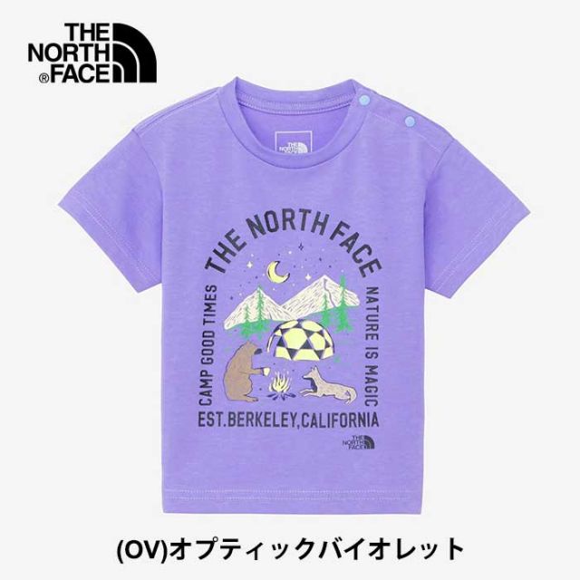 ザ・ノース・フェイス tシャツ ベビー 半袖 the north face NTB32472 B S/S LUMINOUS T ショートスリーブルミナスキャンプグラフィックティー メール便  ノースフェイス  出産祝い (240509) 子供